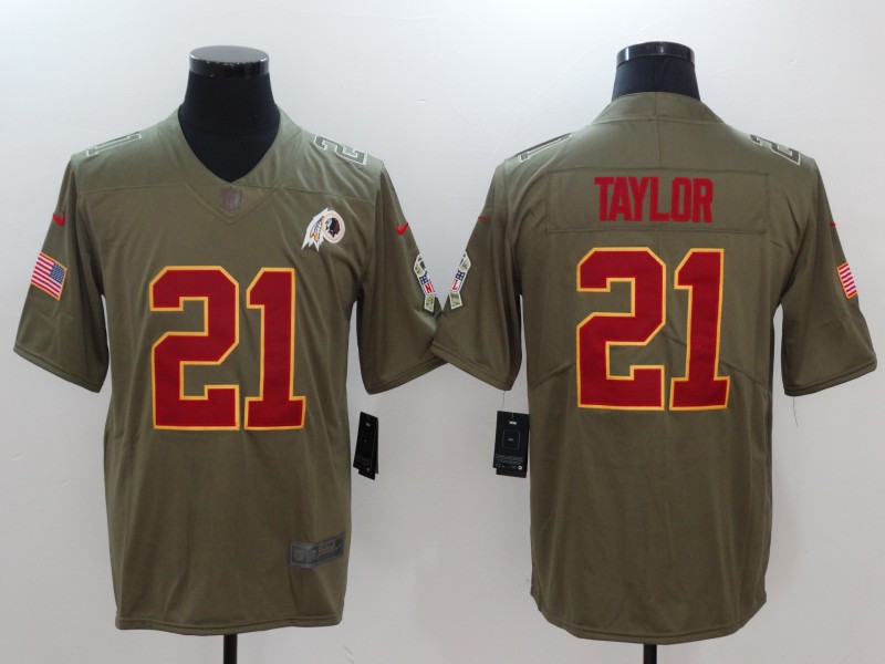 Men's Washington Commanders Sean Taylor #21 Brown Alternate Jersey